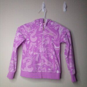 Juicy Couture Jacket Girls 7 Fleece Full Zip Pocket Pink